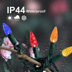 100 LED Warm White Christmas String Lights 34.12ft -Holiday Decor Store 100 Christmas String Lights 34.12 ft 6 600x600 1