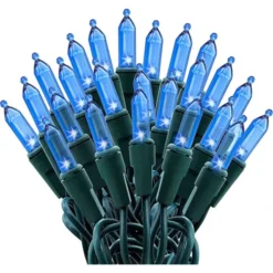 100 LED Blue Led Christmas Lights Decoration