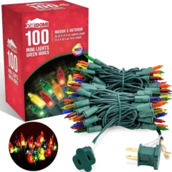 Holiday Decor Store -Holiday Decor Store 100 Count Multi Color Christmas Lights 2 result 600x600 1