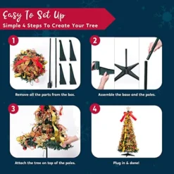 3.33ft 100 Lights Collapsible Christmas Tree Decorated -Holiday Decor Store 100 Lights Collapsible Christmas Tree Decorated 1 结果