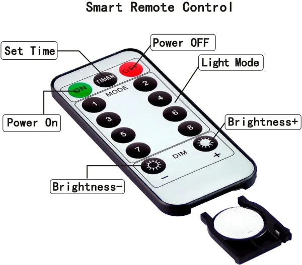 100 LED Warm White Led Copper Wire String Lights 33ft 5 100 LED Warm White Led Copper Wire String Lights 33ft - Image 5