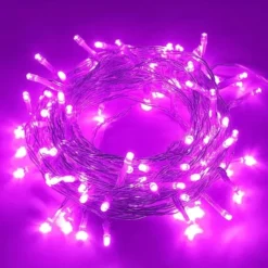 100 LED Purple Christmas Light 9.84ft -Holiday Decor Store 100 count LED Christmas Light Purple 6 600x600 1