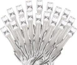 100 LED Blue Led Christmas String Lights -Holiday Decor Store 100 count LED Christmas Lights Blue 3 result 1 600x506 1