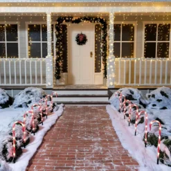12pcs Christmas Candy Cane Pathway 17in -Holiday Decor Store 12Pcs Christmas Candy Cane Pathway 17in 5 result 600x600 1