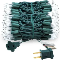 2x150 Warm White Christmas Lights 10 2x150 Warm White Christmas Lights -Holiday Decor Store 150 Counts Clear Green Wire Christmas Light Set of 2 5 result 600x600 1