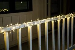 150 LED Warm White Clear Wire String Lights 59.38ft -Holiday Decor Store 150 Warm White LED Clear Wire String Lights 5 result 600x401 1