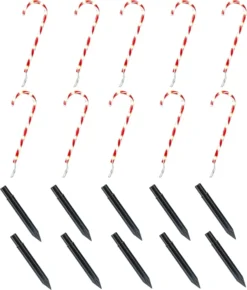 12pcs Christmas Candy Cane Pathway Markers 17in 9 12pcs Christmas Candy Cane Pathway Markers 17in -Holiday Decor Store 17 Christmas Candy Cane Pathway Markers 3 result 600x705 1