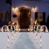 6pcs Christmas Pathway Lights Candy Cane 17in