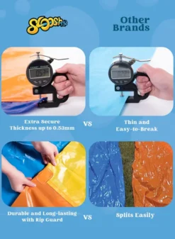 18ft Triple Lanes Slip Slide And 3 Boogie Boards 8 18ft Triple Lanes Slip Slide And 3 Boogie Boards -Holiday Decor Store 18ft Triple Lanes Slip Slide and 3 Boogie Boards 3 result 600x818 1