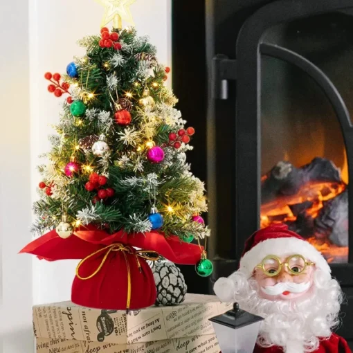 2pcs Tabletop Flocked Christmas Tree Prelit 24in -Holiday Decor Store 2 Pack of 24 Flocked Prelit Tabletop Christmas Tree 1 result 600x600 1