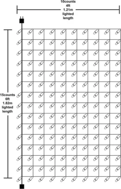 2x150 Net Lights Warm White Decoration 4x6ft 9 2x150 Net Lights Warm White Decoration 4x6ft -Holiday Decor Store 2 Packs150 Incandescent Christmas Net Lights Warm White 5 result 600x938 1