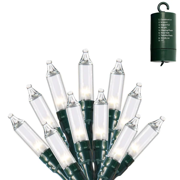 200 LED Clear Led Green Wire String Lights 34ft 1 200 LED Clear Led Green Wire String Lights 34ft