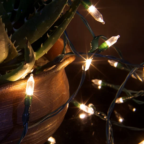 200 LED Clear Led Green Wire String Lights 34ft 6 200 LED Clear Led Green Wire String Lights 34ft - Image 6