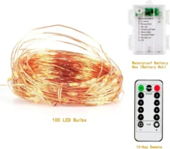 200 LED Warm White Led Copper Wire String Lights 66ft 11 200 LED Warm White Led Copper Wire String Lights 66ft -Holiday Decor Store 200 Warm White LED Copper Wire String Lights 66ft 7 600x527 1