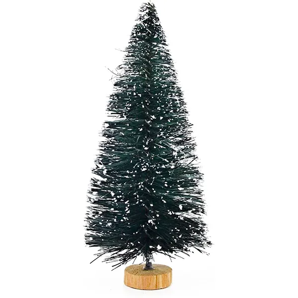 24pcs Mini Snow Frosted Artificial Christmas Trees 3 24pcs Mini Snow Frosted Artificial Christmas Trees - Image 3