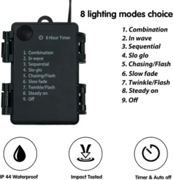 50 LED Battery Operated Snow Flocked Wreath 24in -Holiday Decor Store 24Snow Flocked Prelit Christmas Wreath 3 result 600x623 1