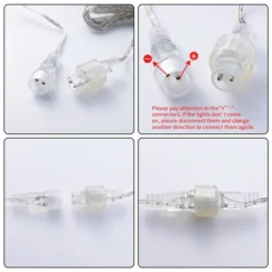 3x 8 Tubes (12in) Christmas Meteor Shower Rain Lights, Multicolor -Holiday Decor Store 288 LED Meteor Shower Rain Lights 8 Tubes 30cm Multicolor 3 Pack 5 result 600x600 1