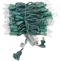 2x100 Warm White Christmas Lights 24.6ft -Holiday Decor Store 2Pcs 100 LED Incandescent Warm White Christmas Lights 24 2 1