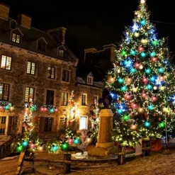 2x25 LED C7 Multicolor Led String Lights 8 2x25 LED C7 Multicolor Led String Lights -Holiday Decor Store 2Pcs 25 LED C7 Christmas String Lights 17ft 1 600x600 1