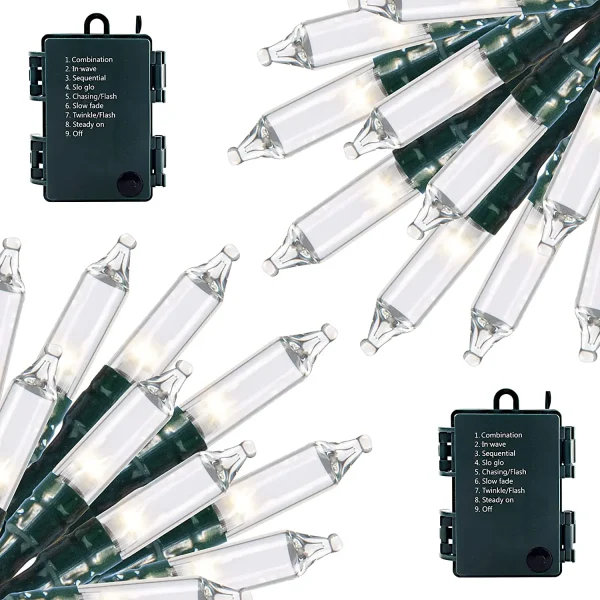 2x50 LED Christmas String Lights 15.8ft 1 2x50 LED Christmas String Lights 15.8ft