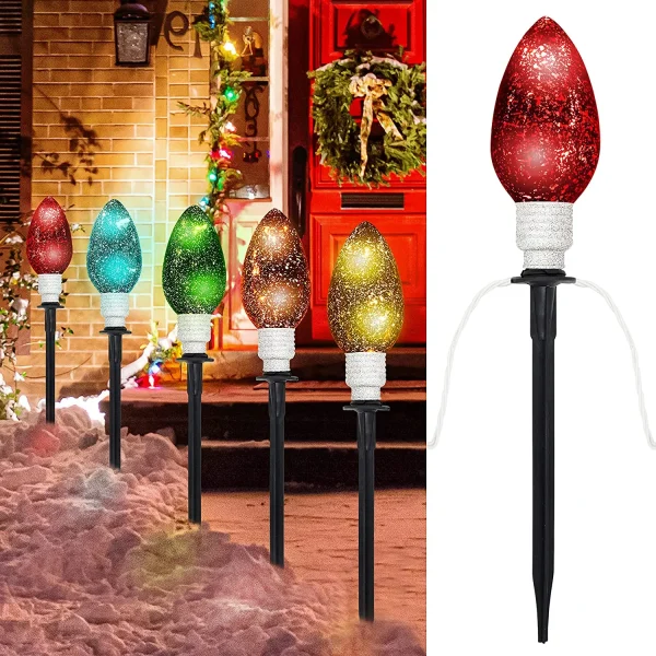 2pcs Multi Color Pathway String Lights 6.5ft 1 2pcs Multi Color Pathway String Lights 6.5ft