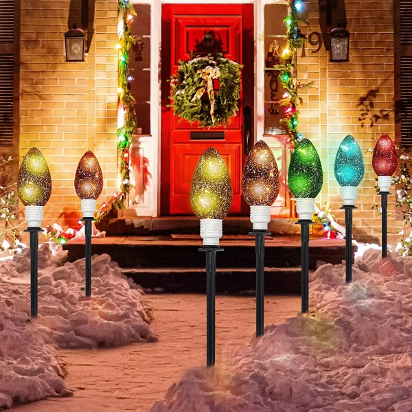 2pcs Multi Color Pathway String Lights 6.5ft 3 2pcs Multi Color Pathway String Lights 6.5ft - Image 3