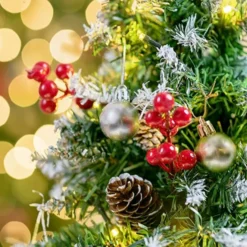 2pcs 50 LED Mini Tabletop Christmas Tree Prelit 24in -Holiday Decor Store 2Pcs Prelit Tabletop Christmas Tree 24in 7 1 600x600 1