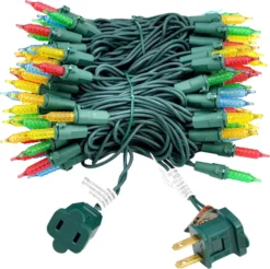 200 LED Christmas Mini String Lights 52.2ft -Holiday Decor Store 2Sets100count Multi Color Christmas Light 4 result 600x597 1