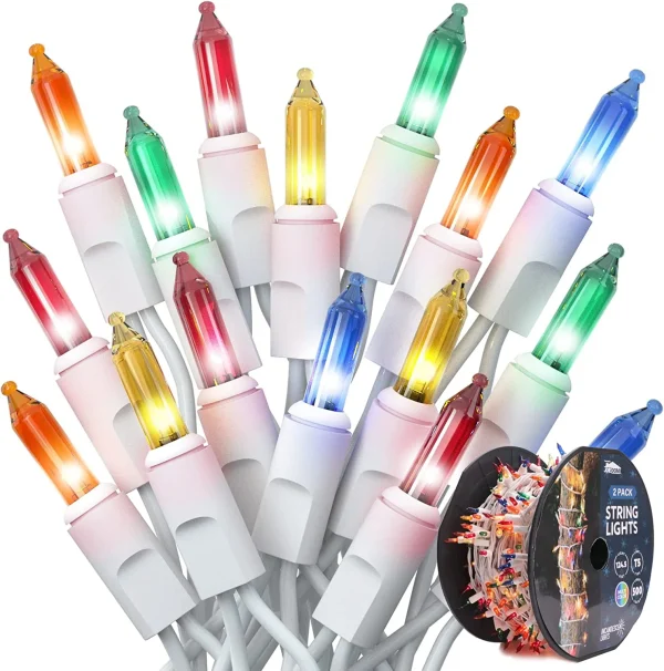 2x250 LED Multicolor Christmas String Lights 62.25ft 2 2x250 LED Multicolor Christmas String Lights 62.25ft - Image 2