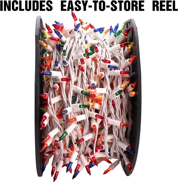 2x250 LED Multicolor Christmas String Lights 62.25ft 4 2x250 LED Multicolor Christmas String Lights 62.25ft - Image 4