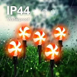 2x7 Christmas Lollipop Pathway String Lights -Holiday Decor Store 2x7 Christmas Lollipop Pathway String Lights 1 600x600 1