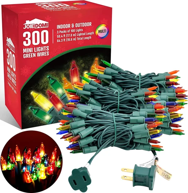 3x100 Multi Color Christmas Lights 64.3ft 3 3x100 Multi Color Christmas Lights 64.3ft - Image 3