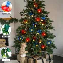 3x7 LED Multicolor Christmas Bubble String Lights 7ft -Holiday Decor Store 3 x 7ft Christmas Multicolor Bubble String Lights 3 result 600x600 1