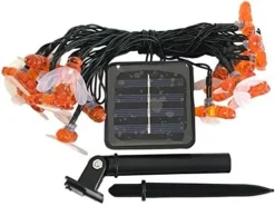 30 LED Honey Bees Fairy String Lights Warm White 21ft -Holiday Decor Store 30 LED Honey Bees Fairy String Lights Warm White 21ft 7