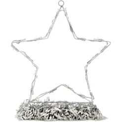 335 LED Warm White Star String Lights 16.4ft -Holiday Decor Store 335 LED Warm White Star String Lights 16 1 1