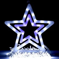 345 LED 8 Lighting Modes Waterfall Lights White 16.4ft -Holiday Decor Store 345 LED 8 Lighting Modes Waterfall Lights White 5 600x600 1