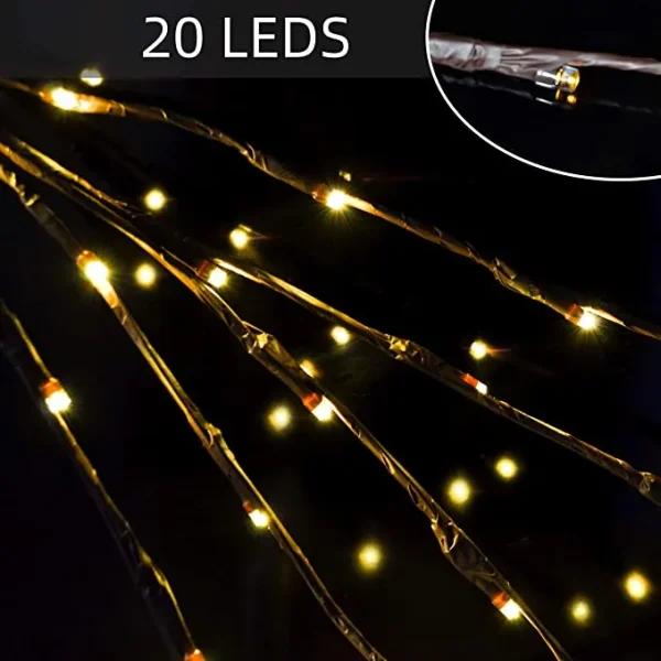 3Pcs Branch Lights, Warm White 29in 2 3Pcs Branch Lights, Warm White 29in - Image 2