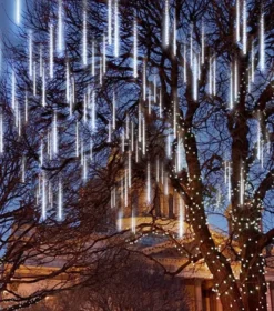 3x 8 Tubes (12in) Christmas Meteor Shower Icicle String Lights 11 3x 8 Tubes (12in) Christmas Meteor Shower Icicle String Lights -Holiday Decor Store 3Pcs Christmas Meteor Shower Icicle String Lights 4 600x680 1