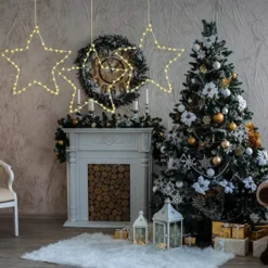 3pcs Star Fairy Lights Warm White 12in 11 3pcs Star Fairy Lights Warm White 12in -Holiday Decor Store 3Pcs Star Fairy Lights Warm White 5 600x600 1