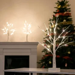 3Pcs White Birch Tree With 24 LED Lights 2ft -Holiday Decor Store 3Pcs White Birch Tree with 24 LED Lights 2ft 2 2 600x600 1