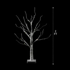 3Pcs White Birch Tree With 24 LED Lights 2ft -Holiday Decor Store 3Pcs White Birch Tree with 24 LED Lights 2ft 6 1 600x600 1