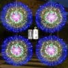 4Pcs 200 LED Firework Copper Wire Lights 24in