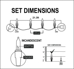 2x100 Multicolor Christmas Green Wire String Lights 21.3ft -Holiday Decor Store 42.6 FT 200 Count Christmas Multicolor Green Wire String Lights 4 result 600x562 1