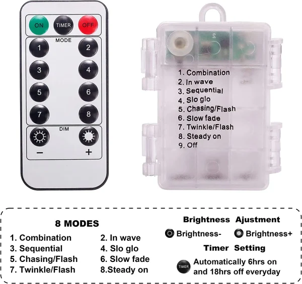 120 LED Rope Light With Remote Control 46ft 6 120 LED Rope Light With Remote Control 46ft - Image 6