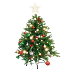 Pre Lit Decorated Christmas Tree 4ft