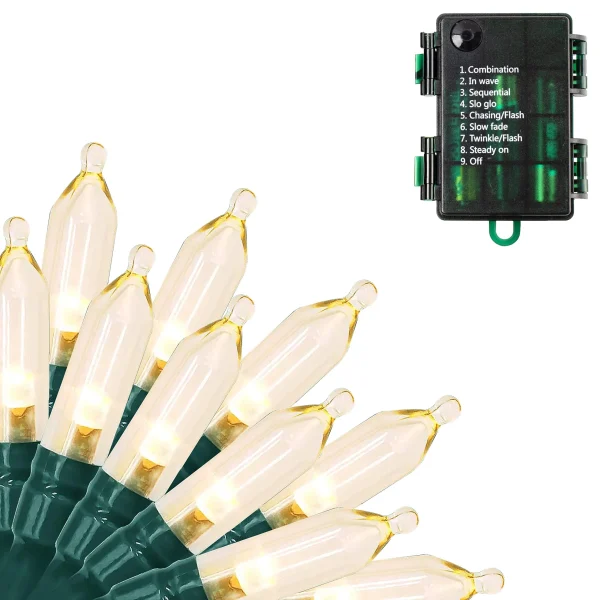 50 LED Clear White Led Christmas Lights 5 50 LED Clear White Led Christmas Lights - Image 5