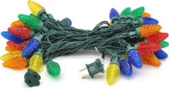 50 LED C9 Multicolor Christmas Light 26.25ft -Holiday Decor Store 50 Count C9 Christmas Light Multicolor 4 result 600x319 1