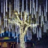 10 Tubes (19.8in) Christmas Meteor Shower Lights, White