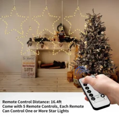 5pcs LED Christmas Window Star Lights 12in -Holiday Decor Store 5pcs LED Christmas Window Star Lights 12in 3 result 600x600 1