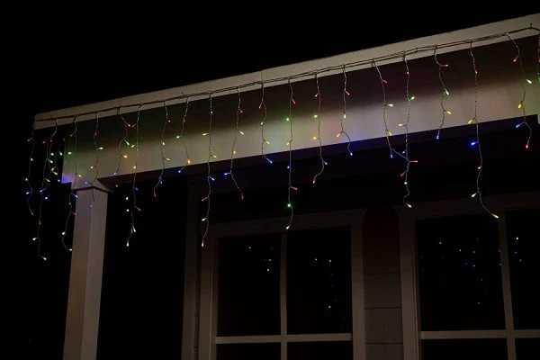 672 LED Color Changing Christmas Icicle Lights 49.6ft 3 672 LED Color Changing Christmas Icicle Lights 49.6ft - Image 3